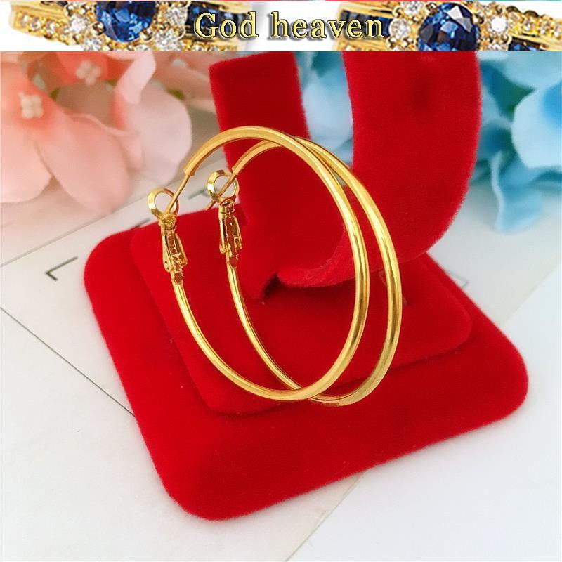 Real gold earrings for on sale women