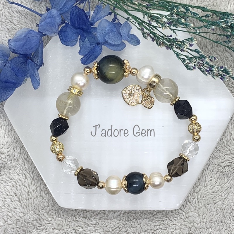 Gold on sale crystal bracelet