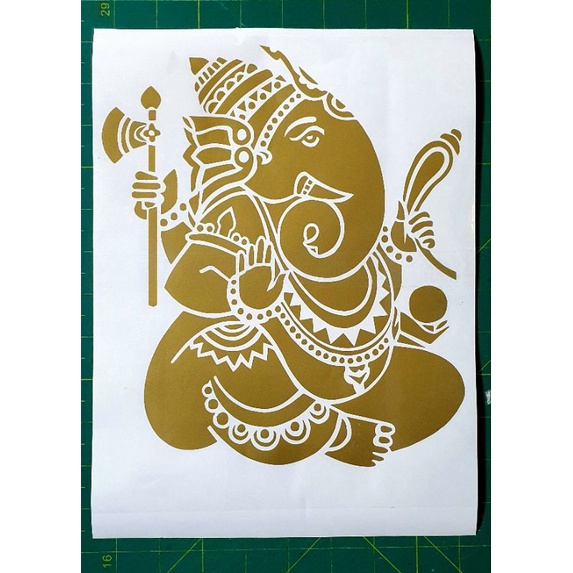 BEAUTIFULL GOD GANESHA STICKER FOR YOUR CAR, LORRY, BIKE AND YOUR HOME ...