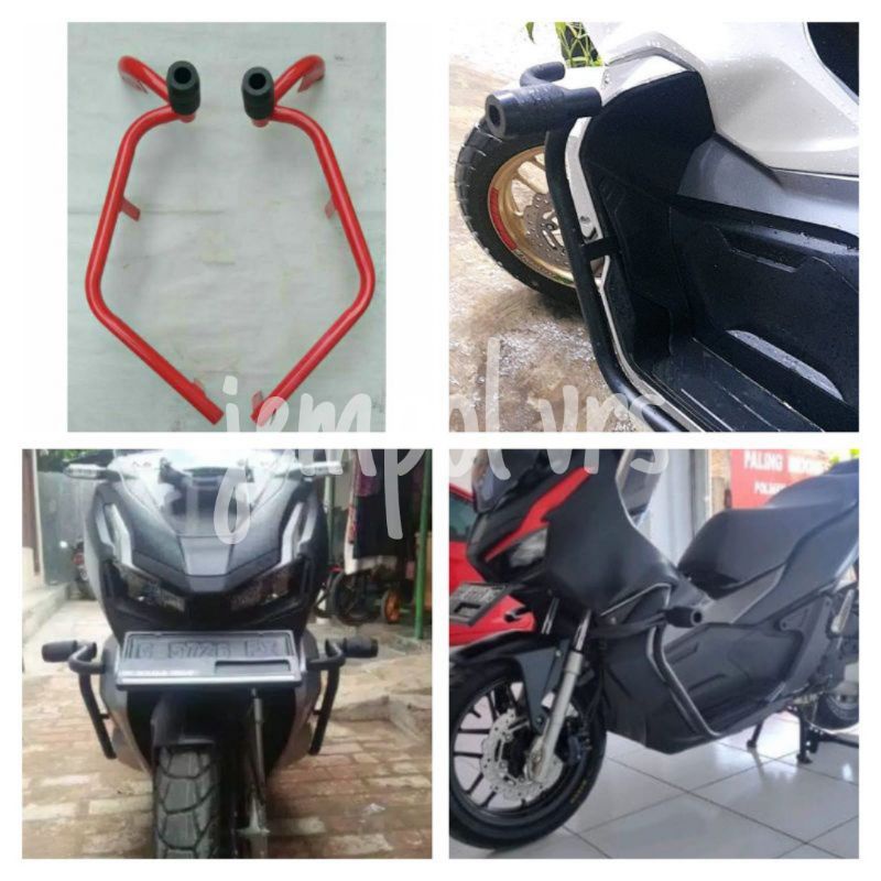 Tubular Crashbar Honda Adv Plus Jalu Adv Side Body Safety Shopee Singapore