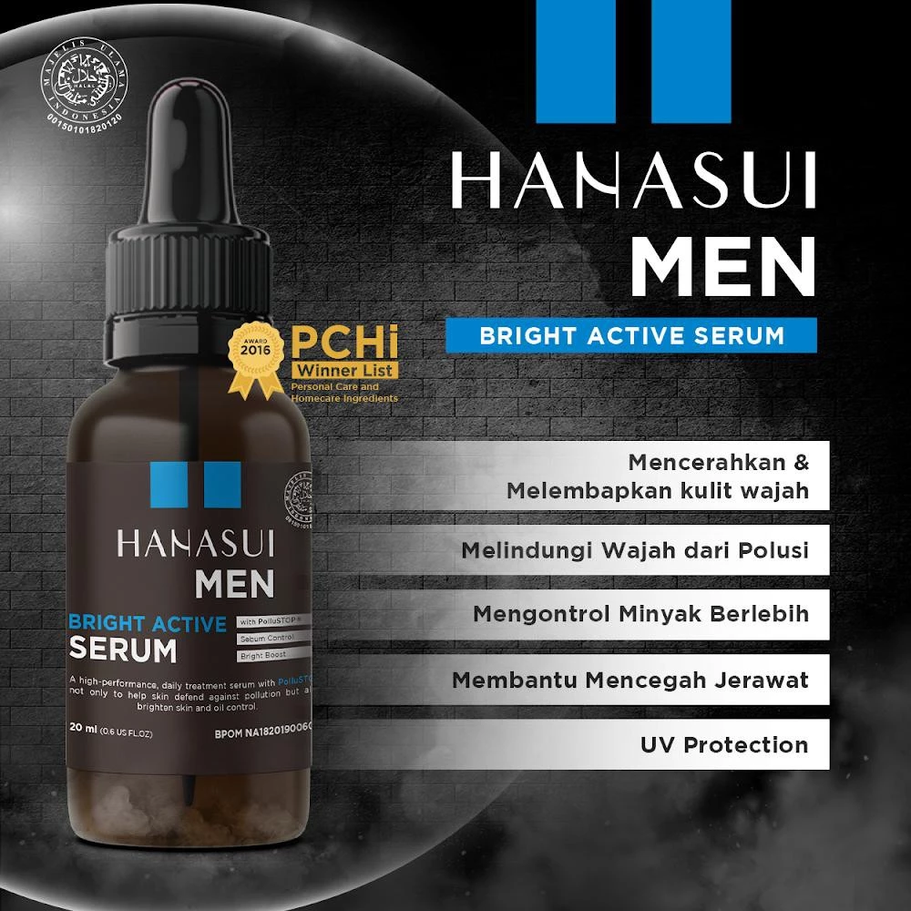 Hanasui Men Bright Active Serum - Gambar 3
