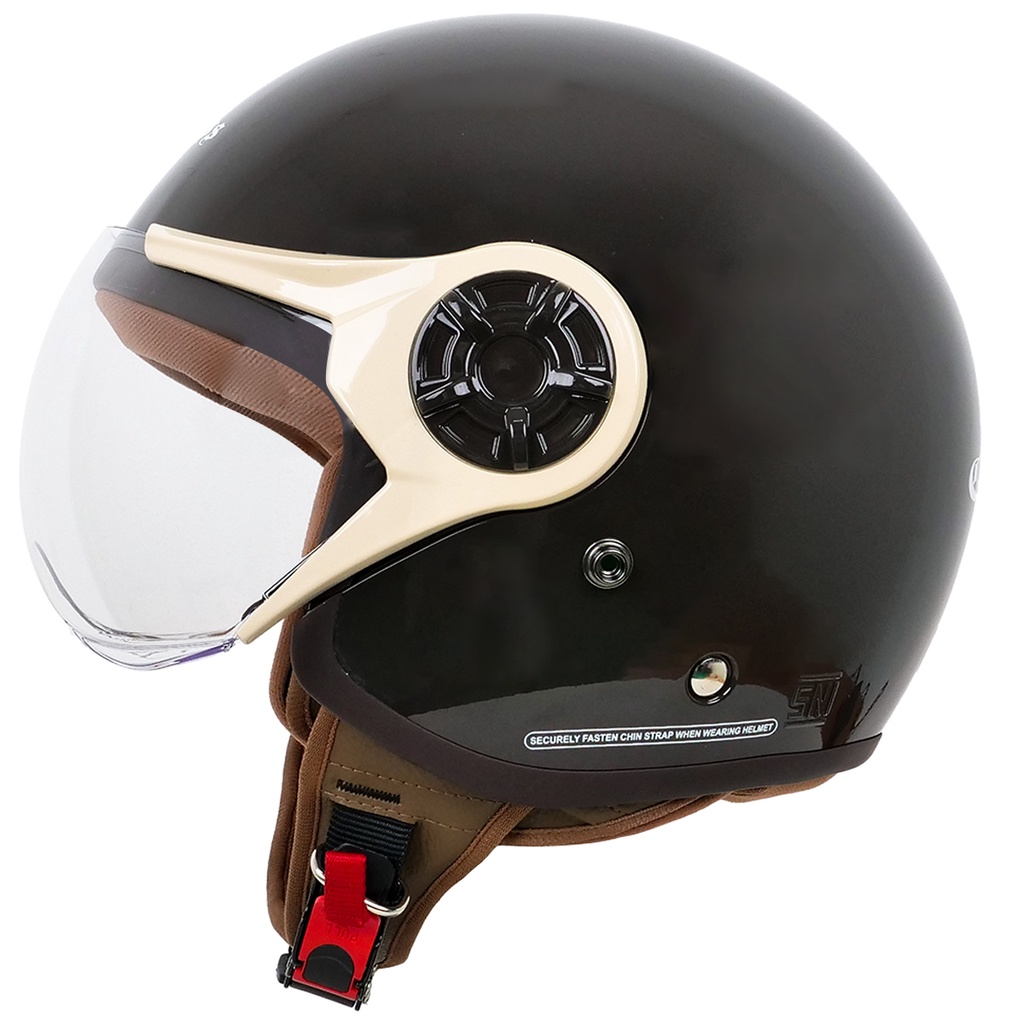 Cargloss YRH Hijab Retro Helm Half Face - Gambar 3