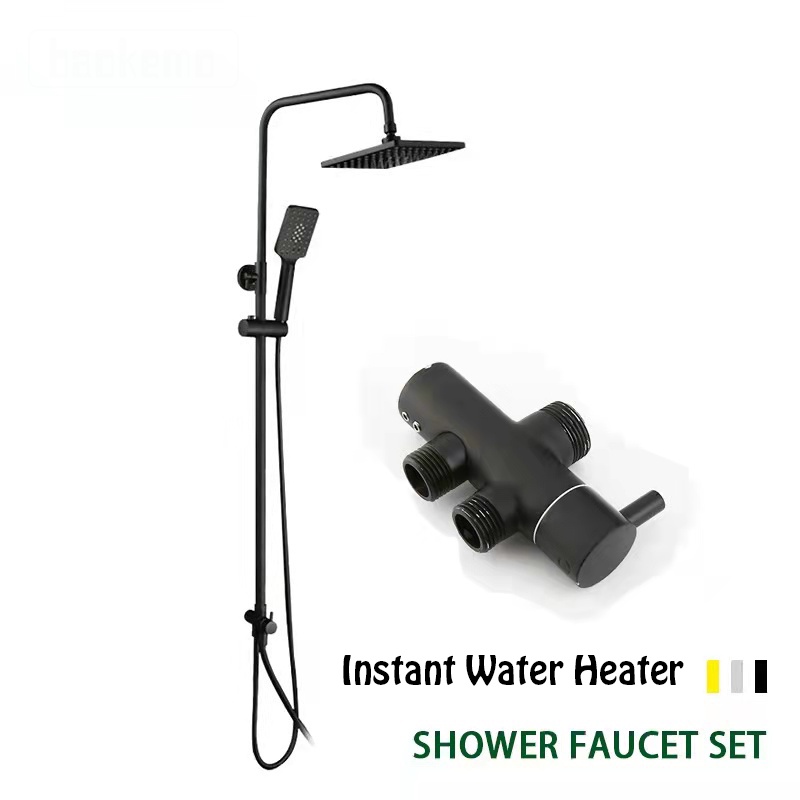Instant Water Heater Rain Shower Set two function shower set connect to ...