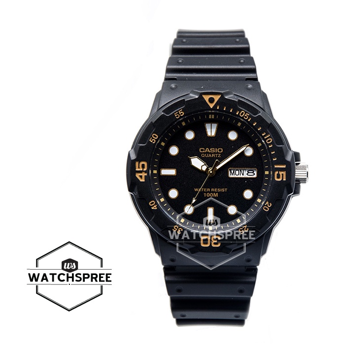 Casio Diver Look Black Resin Band Watch MRW200H-1E MRW-200H-1E | Shopee ...