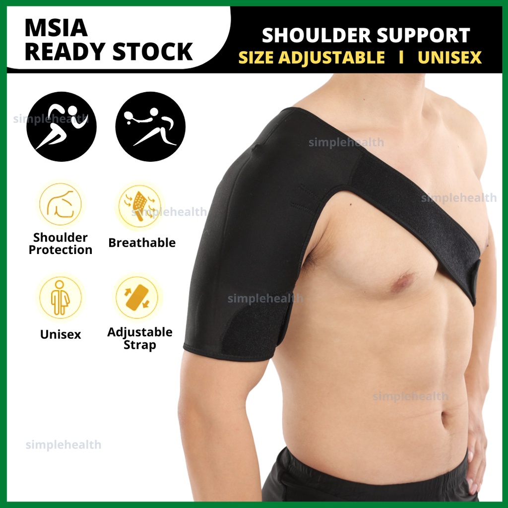 Adjustable Shoulder Support Brace Strap Joint Sport Gym Gears