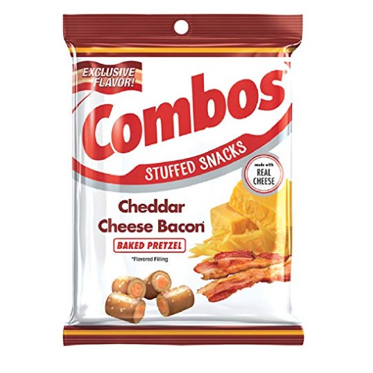 Exclusive Flavour Combos Cheddar Cheese Bacon Pretzel Baked Snacks 178