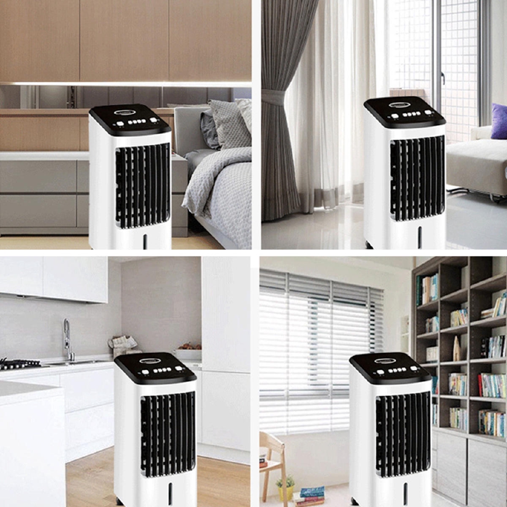 220V Portable Air Conditioner Fan Humidifier Cooler 70W Timed Cooling ...
