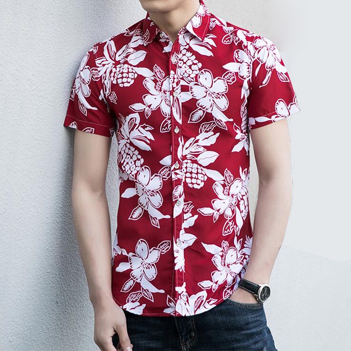 men's short sleeve fashion leisure shirt