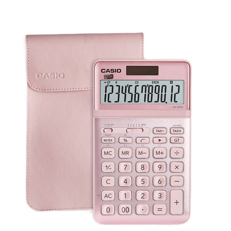 Sotel  Casio JW-200SC-PK calculatrice Bureau Calculatrice basique Rose