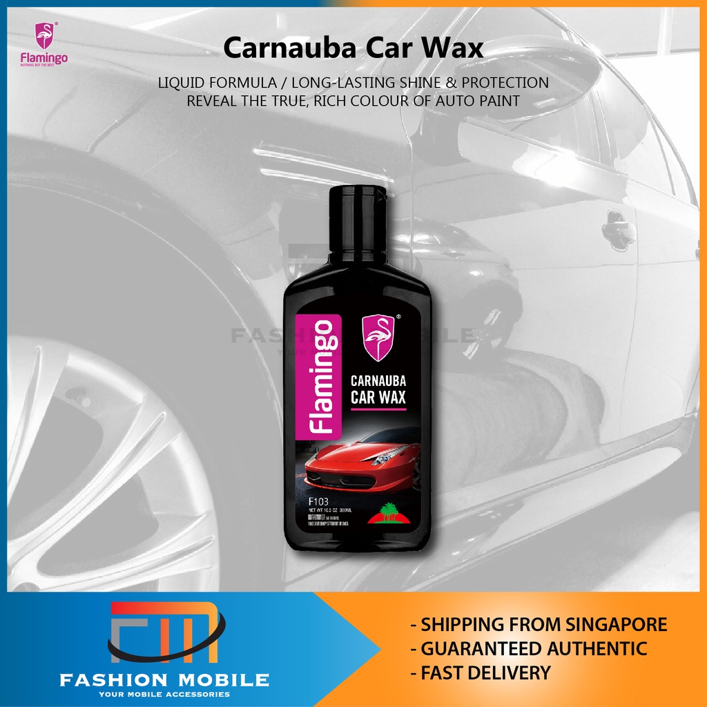 Flamingo Carnauba Car Wax 300ML Car Wax Car Care Brilliant Shine Longer