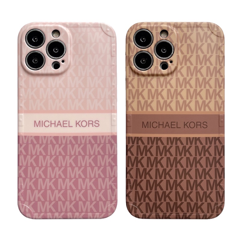 Fashion Retro Matte MK KORS Stitching Cartoon Shockproof Soft Shell Phone Case For iPhone 15 14 13 12 11 Pro Max iPhone11 12Pro 13Pro 13ProMax