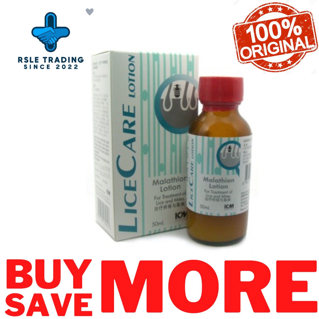 [PharmCare] ICM Pharma Lice Care Lotion Malathion Lotion 50ml Shopee