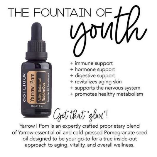 doTERRA 100 pure Yarrow Pom Essential Oil 30ml Shopee Singapore