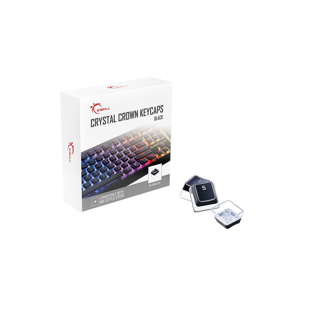G.SKILL Crystal Crown Keycaps US Full 104 Keycap Set (US Layout ...