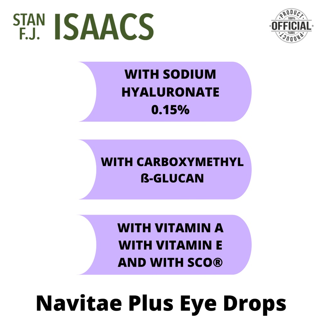 Navitae Plus Eye Drops 15ml | Shopee Singapore
