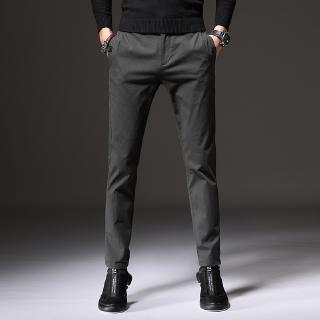 Ready Stock] Black Pants Men Korean Business Casual Long Pants