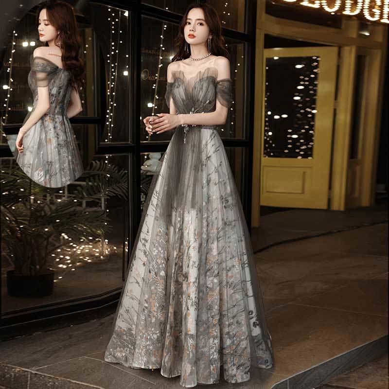 Evening Dress Slim Slimming Sexy Annual Meeting