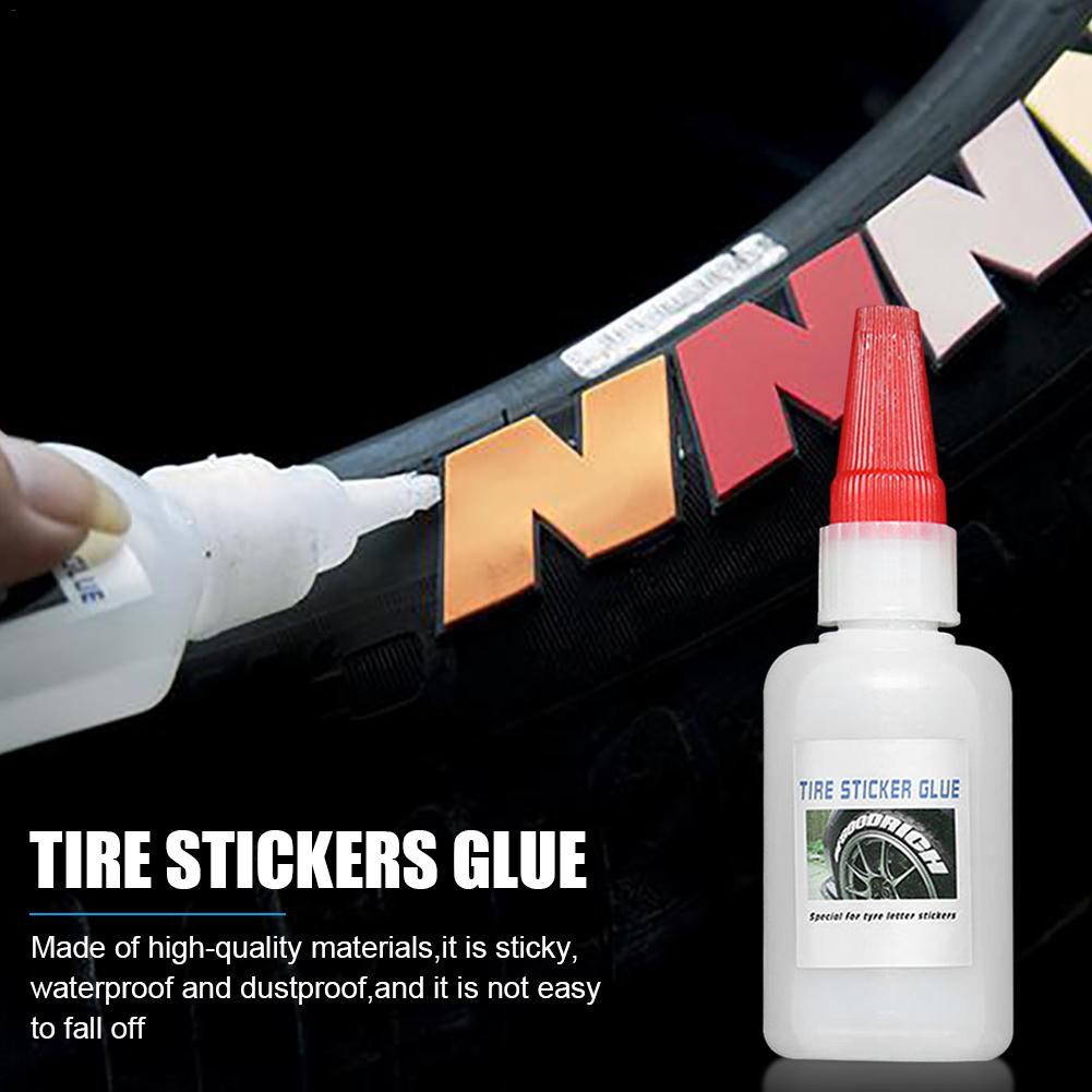 [magich] Tire 3D letter stickers special glue
