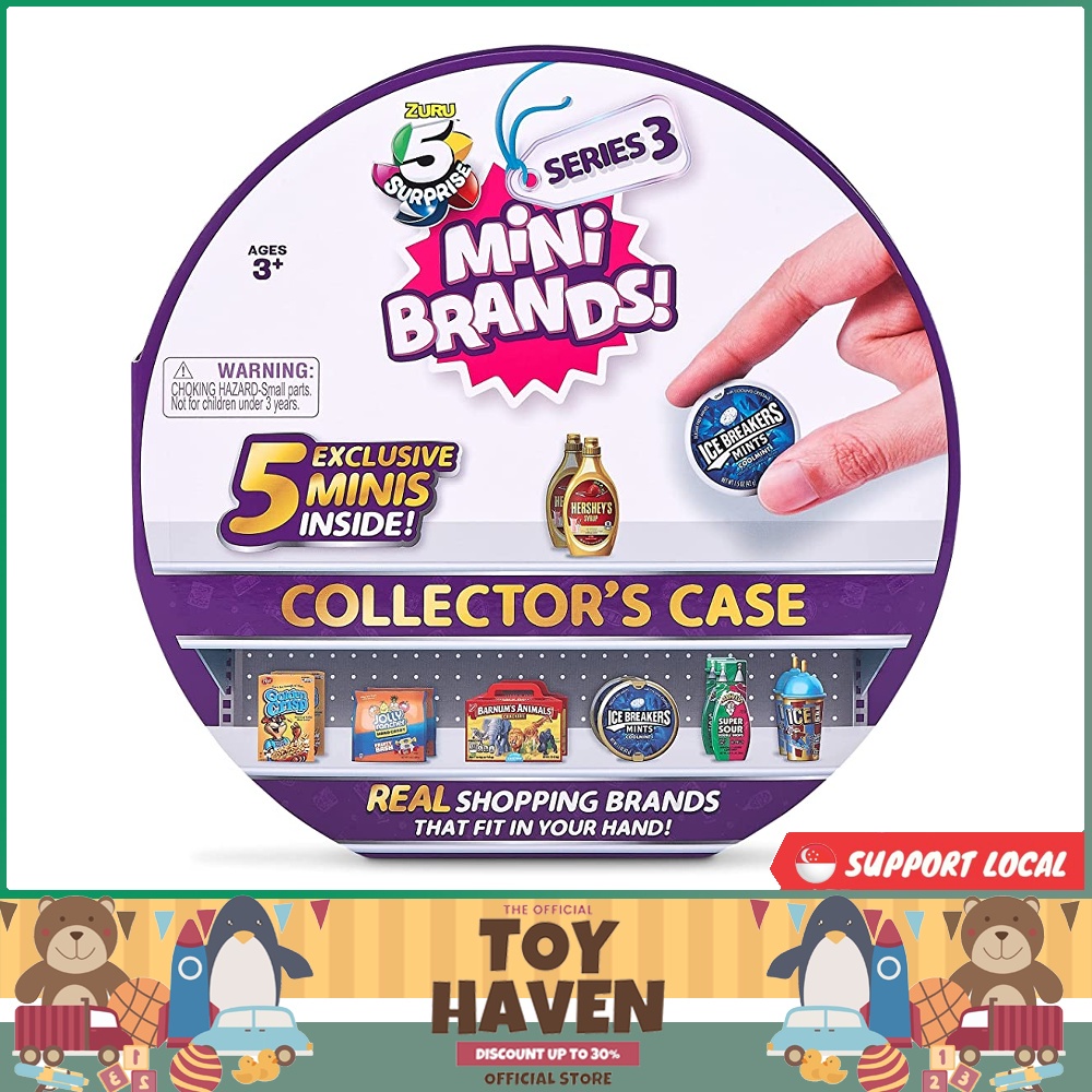 sgstock] 5 Surprise Mini Brands Series 3 Collector's Case - Store