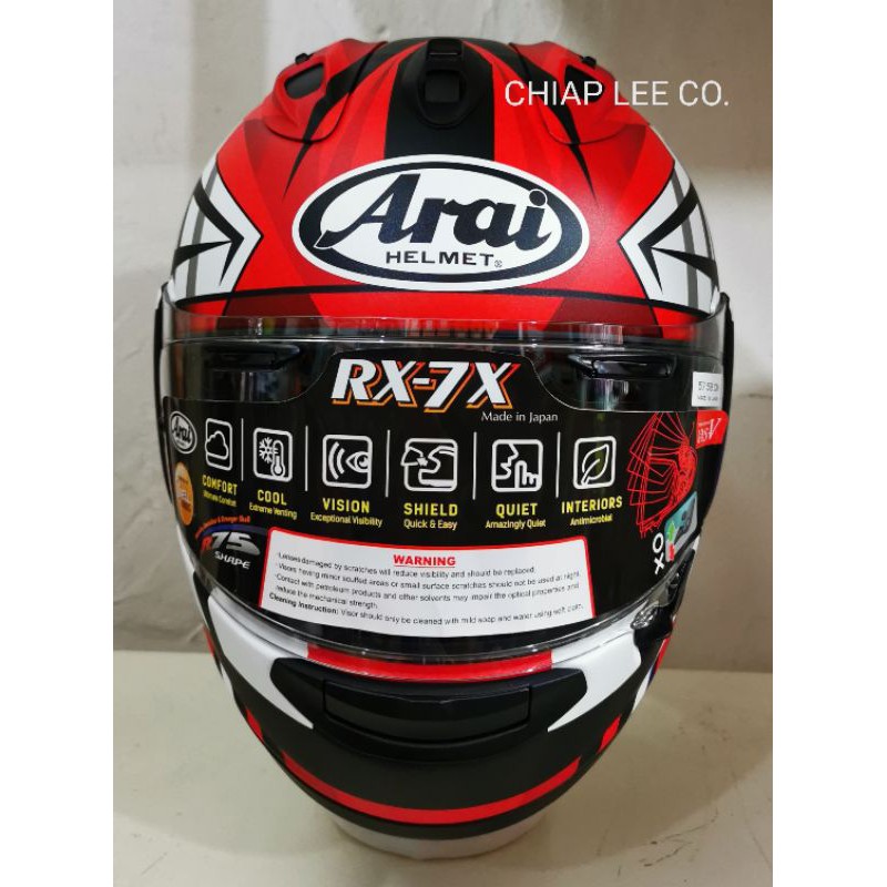 ARAI RX-7X Takumi | Shopee Singapore