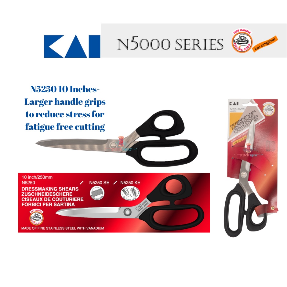 KAI 10 Inch N5250 Scissors (250MM) Shopee Singapore
