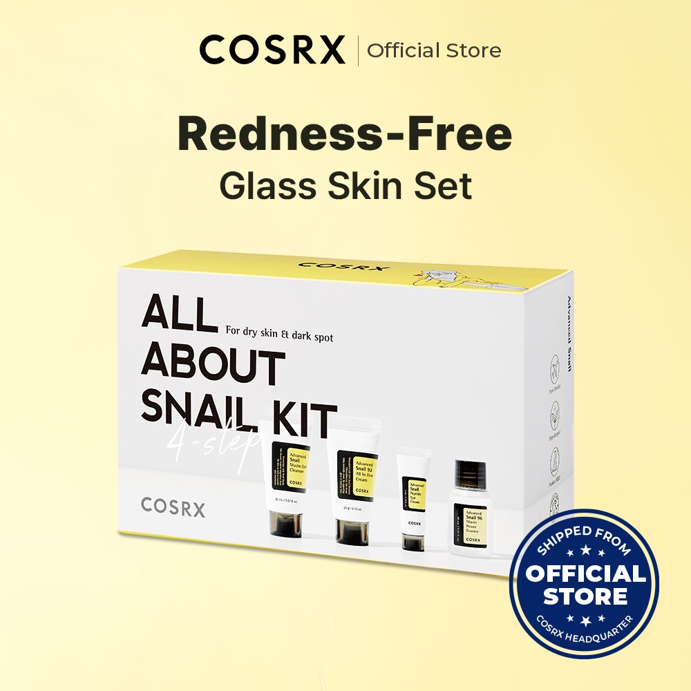 [COSRX OFFICIAL] All ABOUT SNAIL KIT (4 Steps), Snail secretion ...