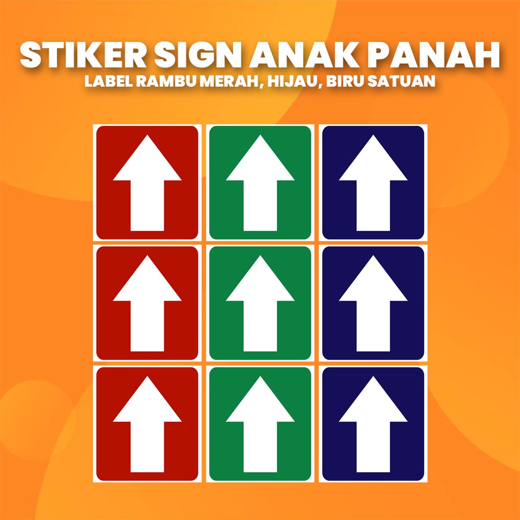 Direction Indicator K3 Sticker / HSE Directions Sticker (Sharp ...