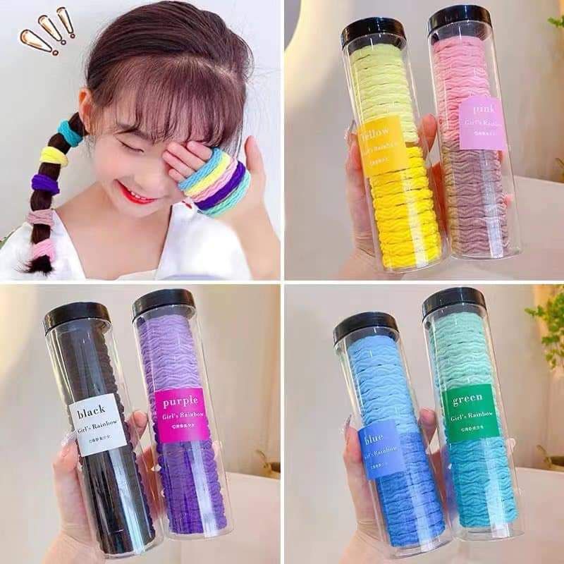 Lightning 20 Super Beautiful Hair Elastic Bands In A Convenient ...
