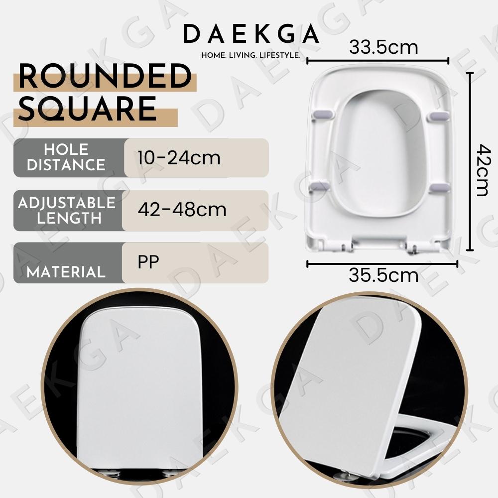 🇸🇬 Quick Release Toilet Seat Cover / AntiSlam Closing Toilet Bowl Seat