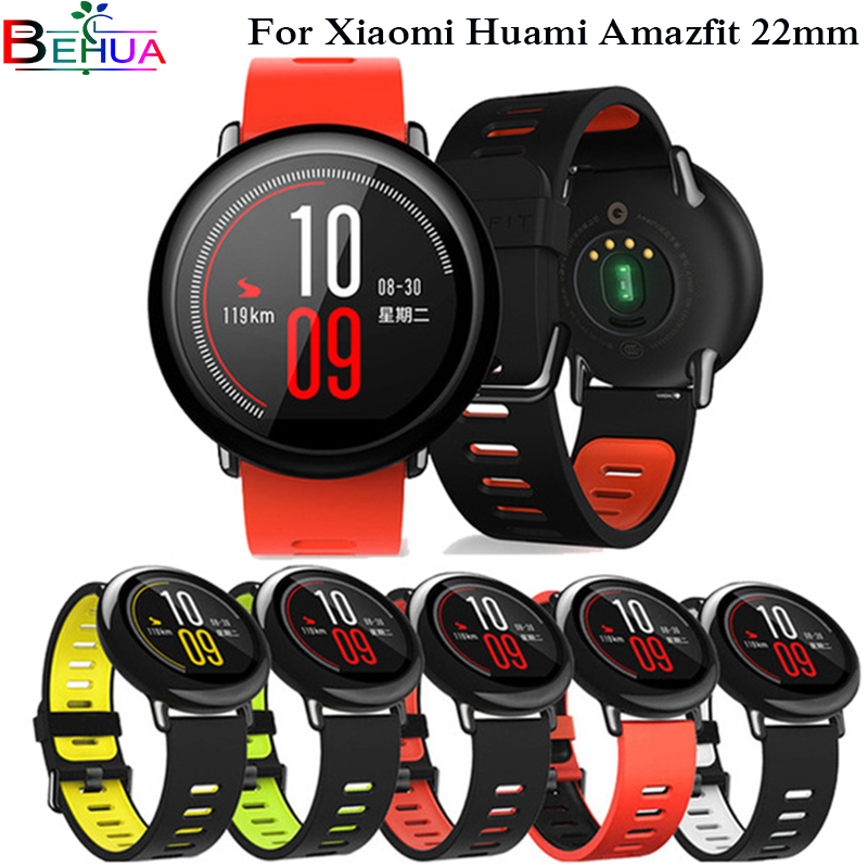 22mm For huami Amazfit Stratos Pace 2 2S 3 Smart Watch strap Replacement Silicone Wrist Strap band For Huami Amazfit Sport belt Shopee Singapore