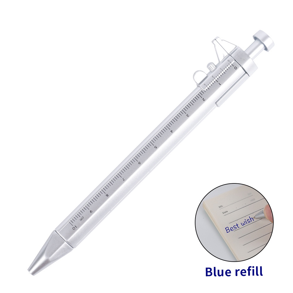 Multifunctional 0.5mm Vernier Caliper Ballpoint Pen/ Creative Silver ...