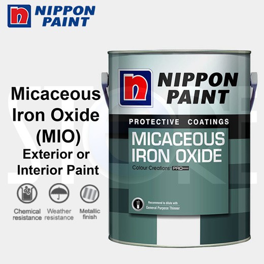 Nippon Paint Micaceous Iron Oxide (MIO) 1 Litre (state The Color In The ...