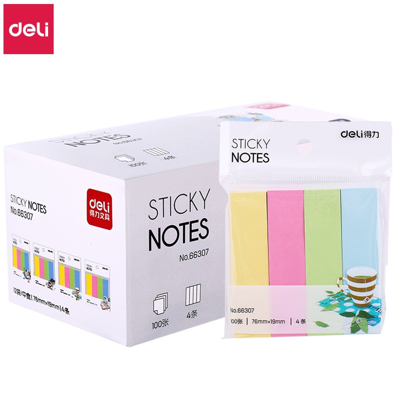 Stationery Color Sticky Notes Classification Index Note Paper Square ...