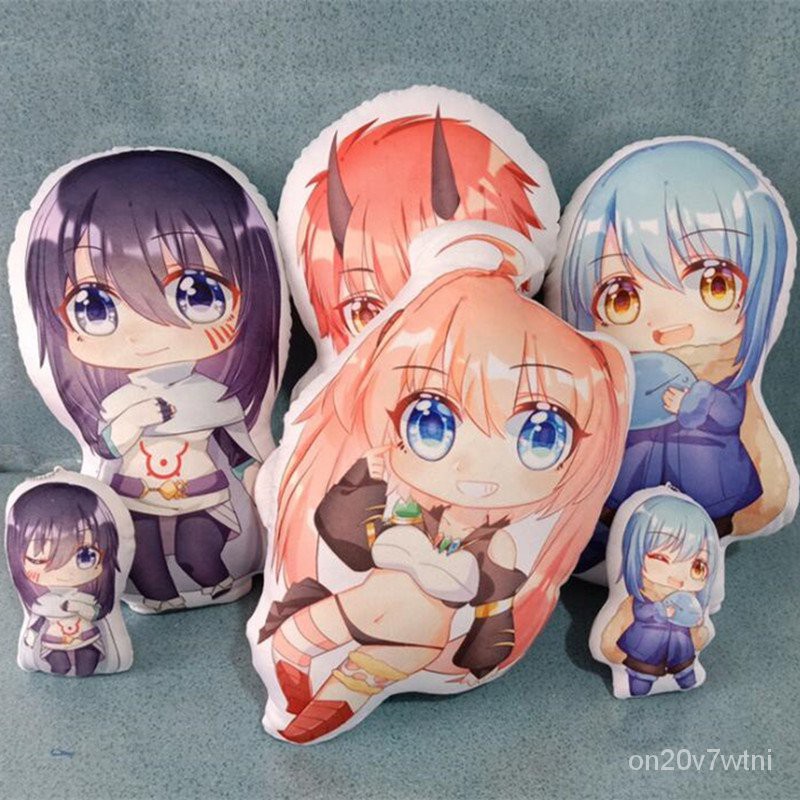 Tensei Shitara Slime Datta Ken Rimuru Tempest Slime Plush Pillow Stuffed  Cushion Doll Toys 