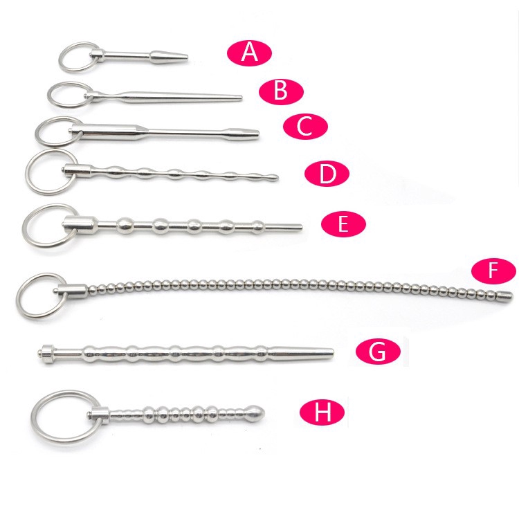 Stainless Steel Urethral Plug Sound Urethra Vibrators Dilators Sex Toys For Men Shopee Singapore