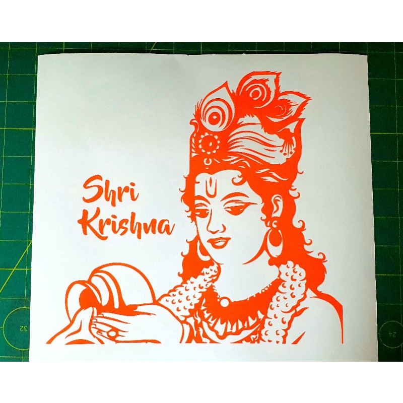SHRI KRISHNA | INDIAN GOD| TAMIL| STICKER LORI | POOJA ROOM| STICKER ...