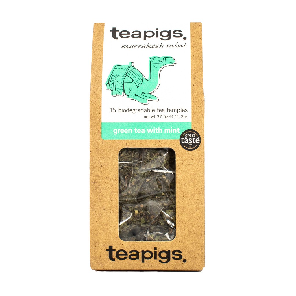 TEAPIGS GREEN TEA W/ MINT x15 tea temples | Shopee Singapore