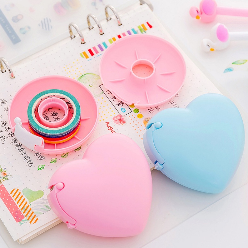 Invisible Tape Cutter Cartoon Stationery Portable Donut Tape Cutter ...
