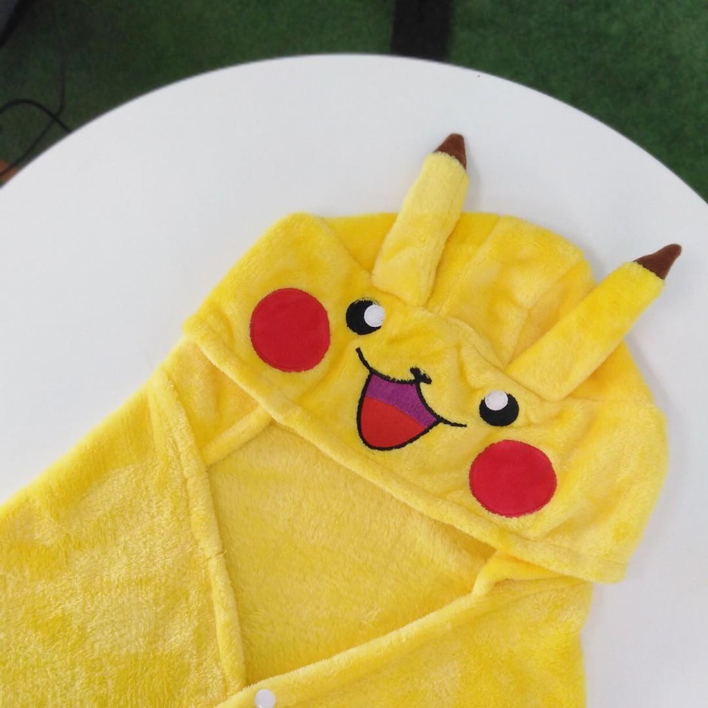 Pikachu Pokemon Blanket Head Hoodie Halloween Christmas Gift Warm Cozy For Her For Him Birthday Home Deco Shopee Singapore