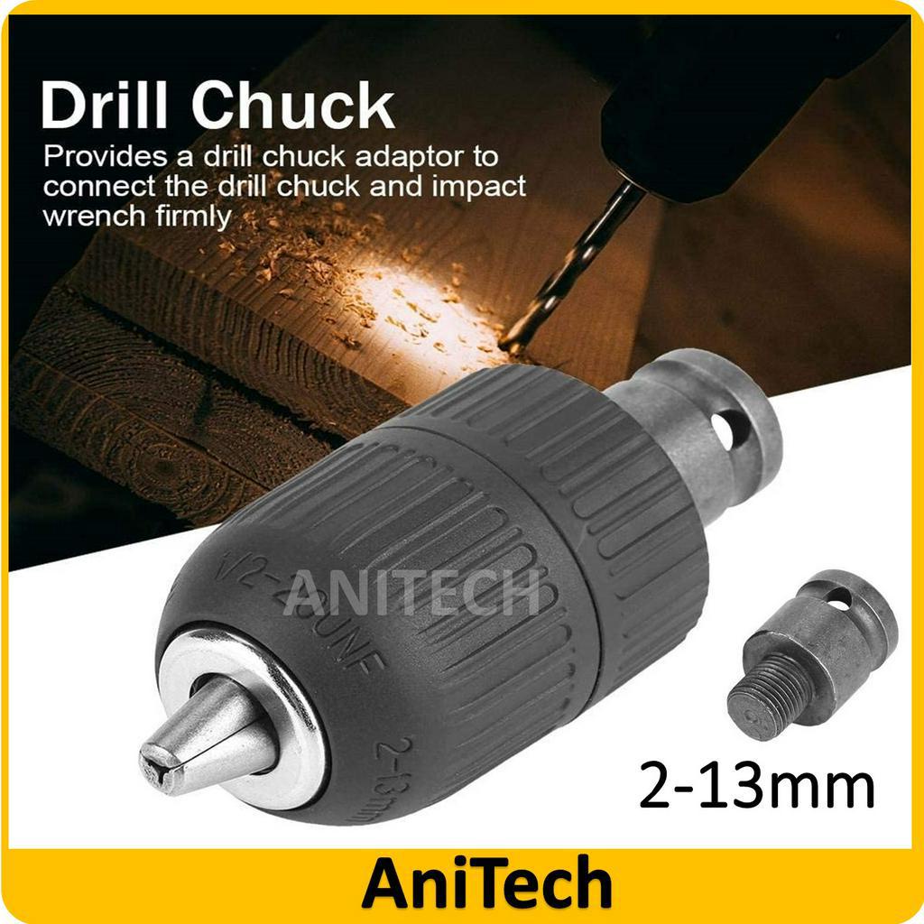 Chuck Adaptor Torque Wrench Drill Adapter Keyless DRILL CHUCK WITH