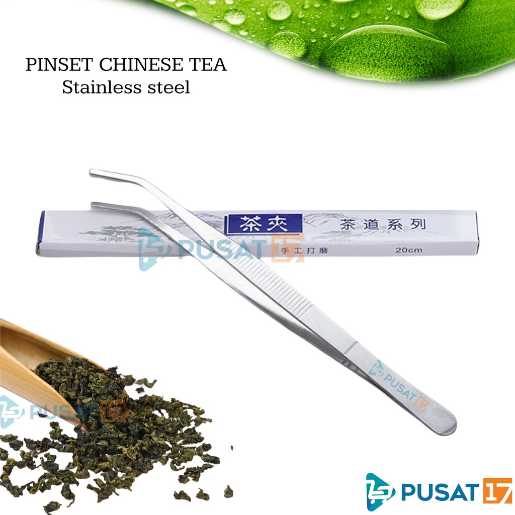 PINSET CHINESE TEA STAINLESS / ALAT CAPITAN CANGKIR TEH / TEA CLIP STAINLESS FOOD GRADE