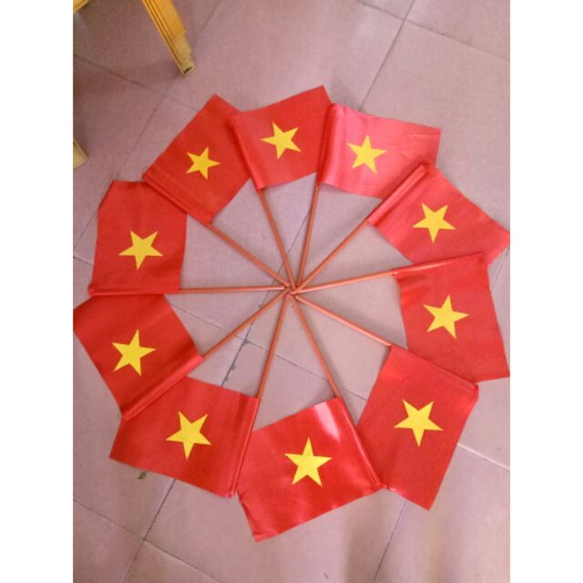 Combo of 10 fabric National flags (with handle) | Shopee Singapore