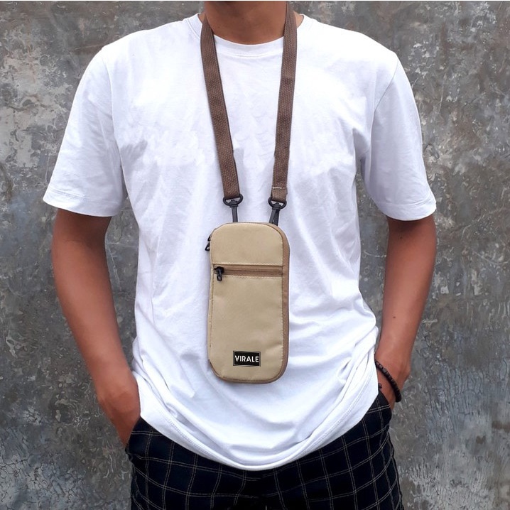 HP Men's HANGING WALLET Bag Men's Necklace Bag Neck HANGING Bag