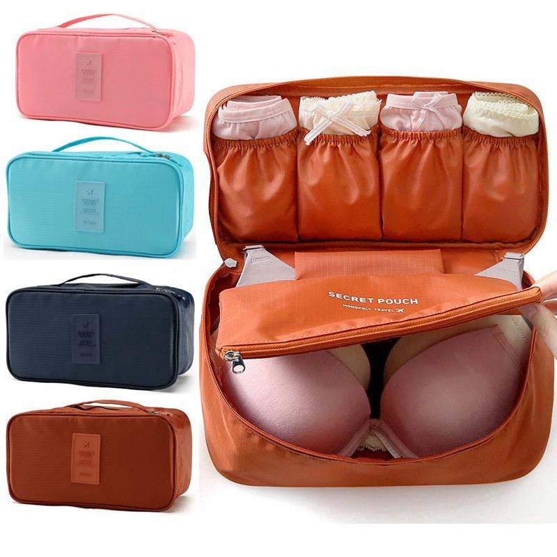 Women Bra Storage Case Protect Underwear Lingerie Travel Bag Box