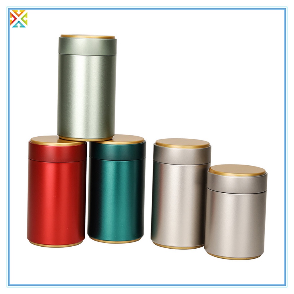 NEW Portable Tea Cans Iron Herb Stash Sealed Cans Smell Proof Container Spice Storage Organizer