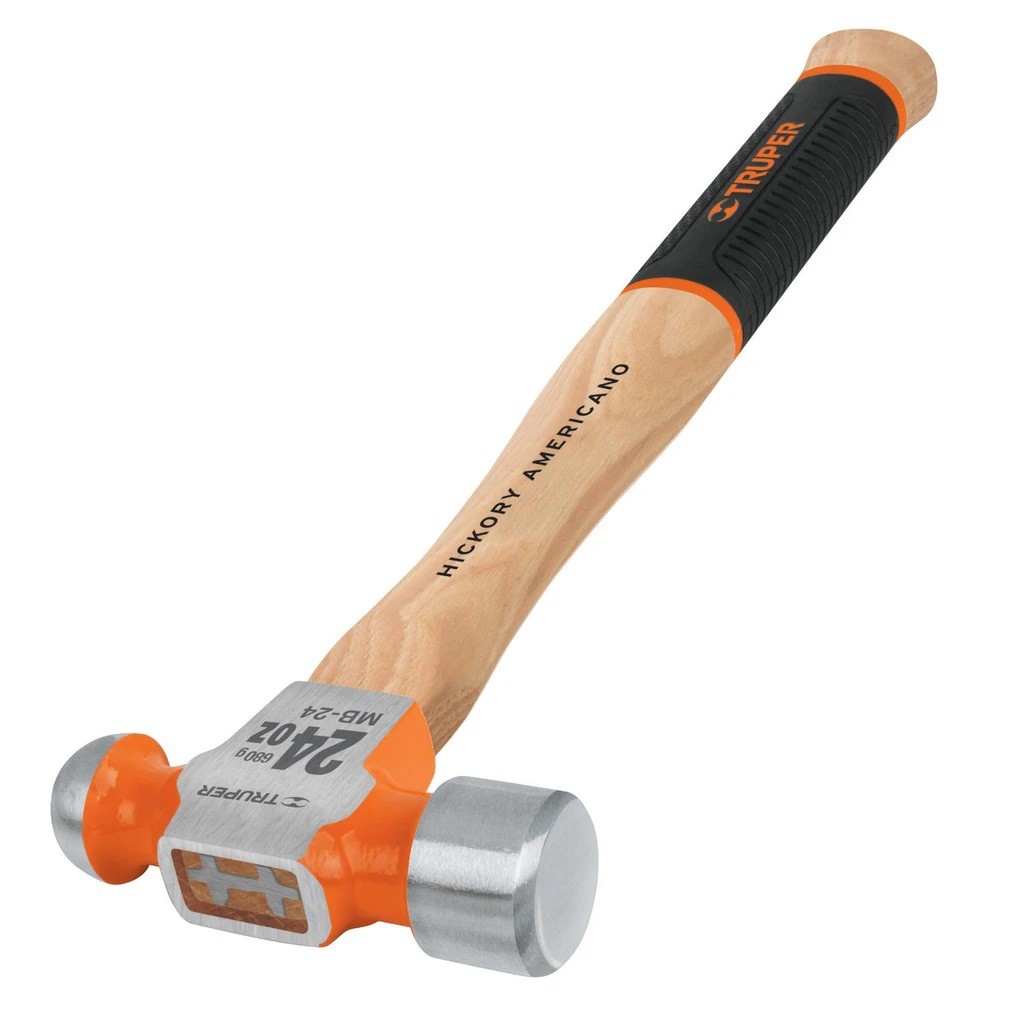 TRUPER 16902 Round Head Hammer 16 Ounces 14 Inch Wooden Handle (MB-16 ...