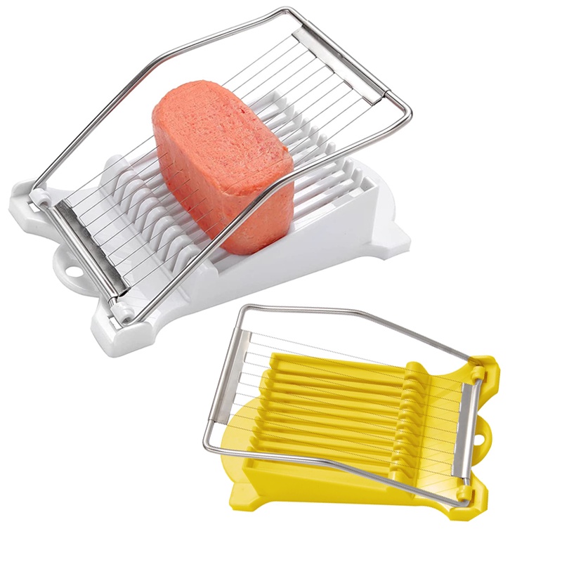 Stainless Steel Slicer Egg Vegetable Cheese Luncheon Meat Cutter Blade Wire AU
