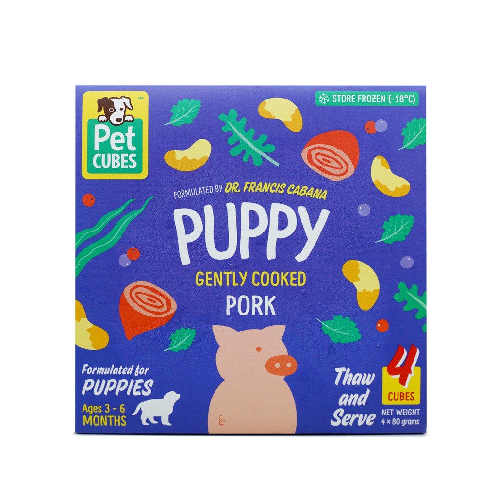 PetCubes Puppy Frozen Dog Food Pork Shopee Singapore