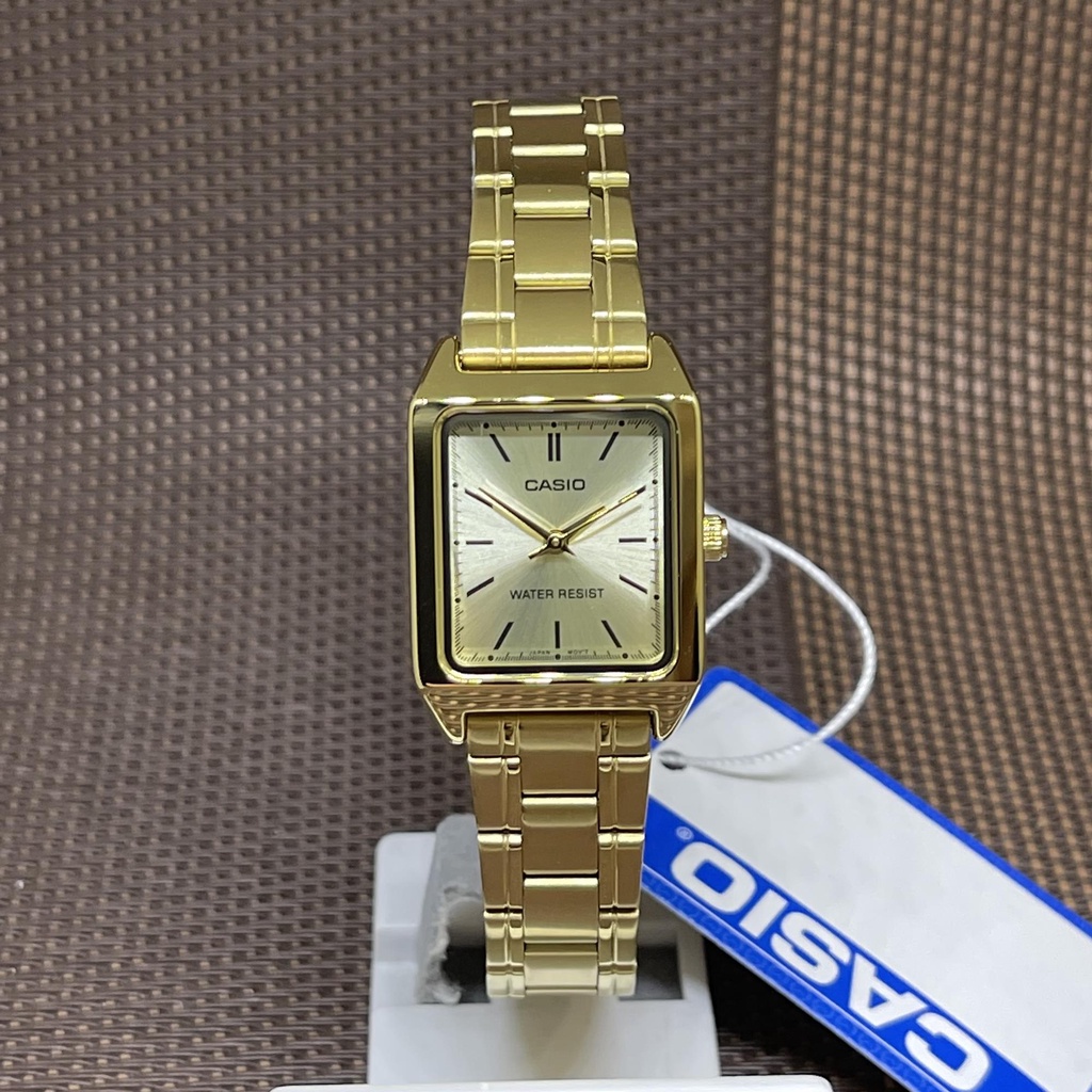 [Original] Casio LTP-V007G-9E Ladies Stainless Steel Gold Analog ...