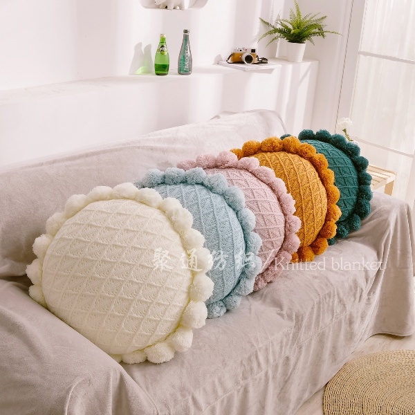 ** New Arrival** Round Cushion Pillow Diameter 50cm Removable Cushion